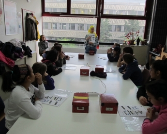 Abbildung 1 RoboFIT Roberta Workshop Lise Meitner Gymnasium