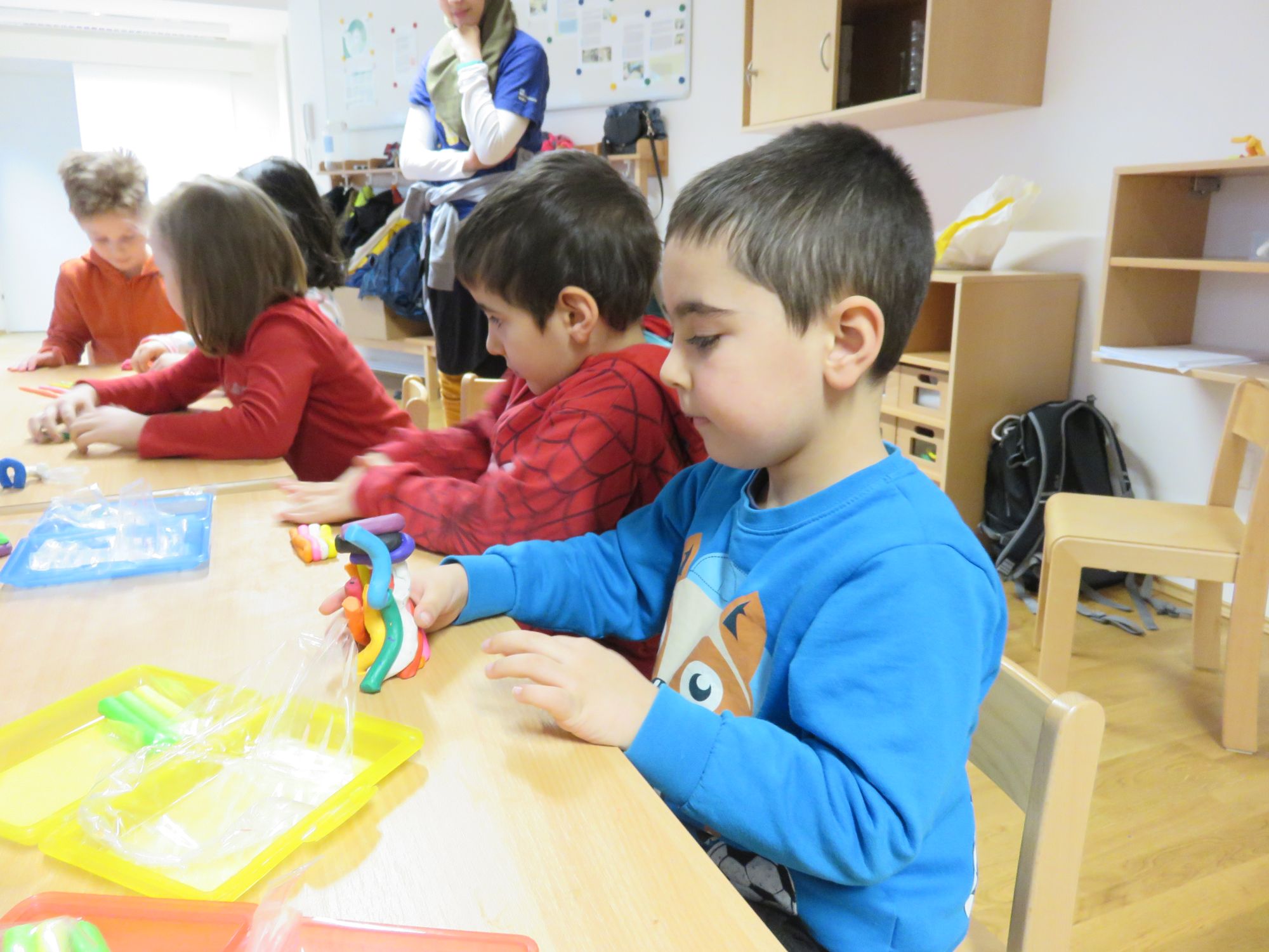 RoboFIT Schräge Roboter Workshop ÖBB-Kindergarten